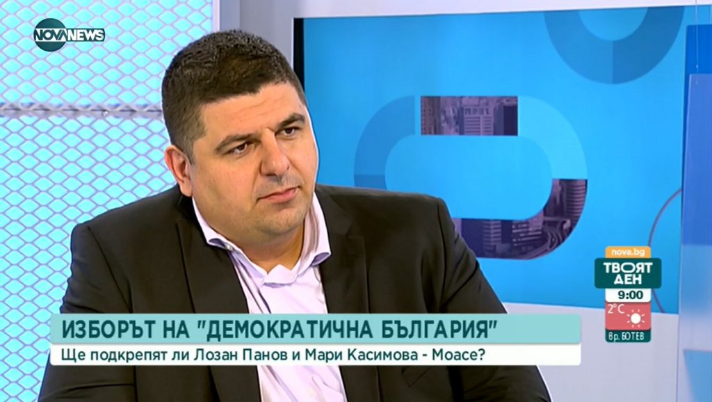 Ивайло Мирчев: Подкрепата на „Демократична България“ за Лозан Панов е ясна