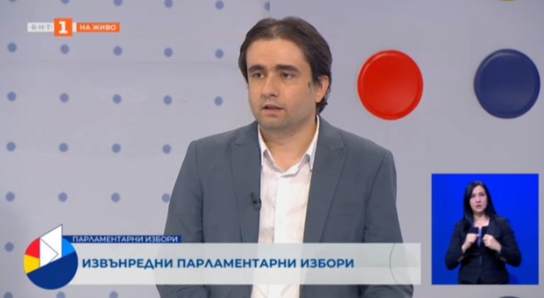 Божидар Божанов в предизборен диспут по БНТ