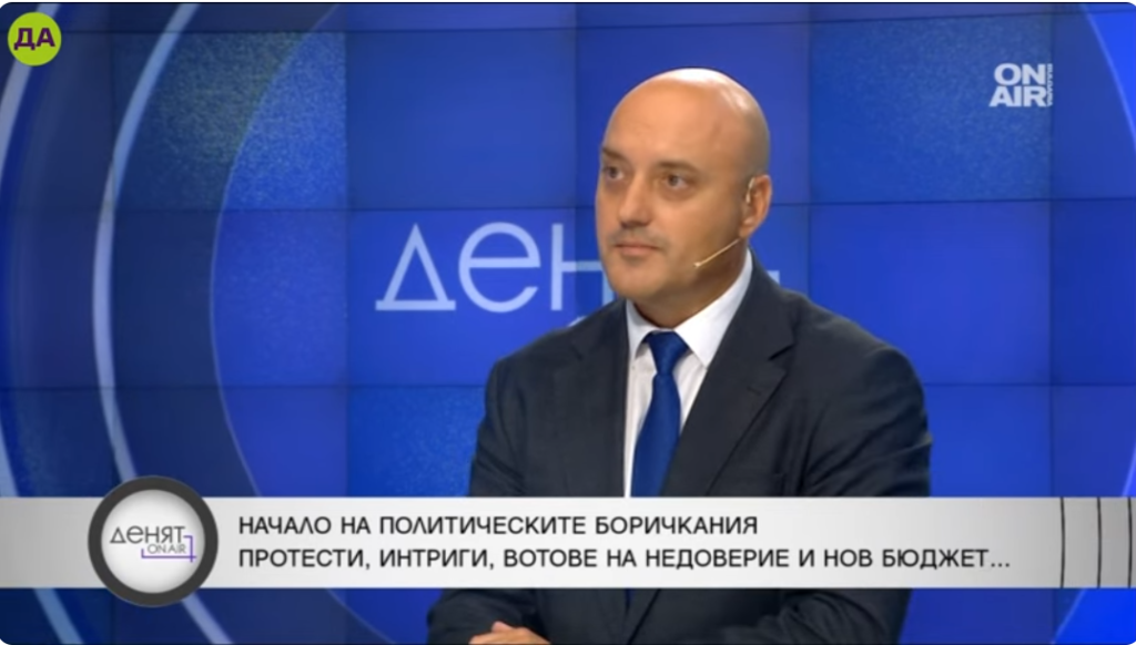 Атанас Славов: В момента, в който Пеевски дръпне шалтера, правителството ще падне