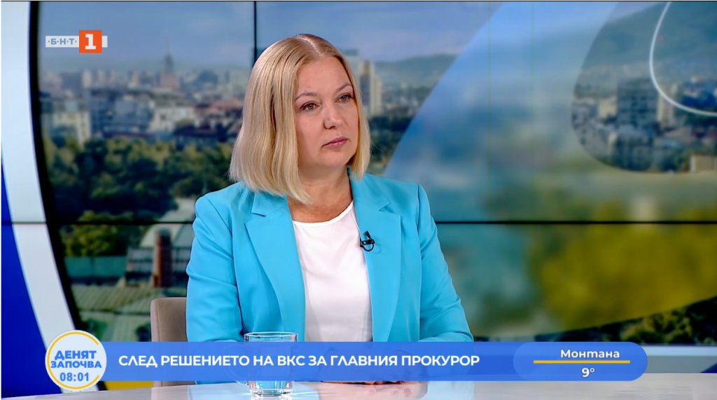 Надежда Йорданова: Борисов дръпна ръчната спирачка на държавата и каза, че не иска това мнозинство